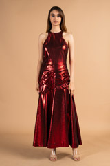 Red Satin Gown2330 video